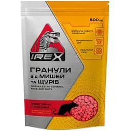Гранулы от мышей и крыс IREX с ароматом сыра, 500 г (IRR004)
