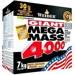 Гейнер Weider Mega Mass 4000 Клубника 7 кг