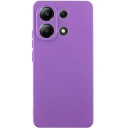 Чехол Silicone Cover Lakshmi Full Camera (AA) для Xiaomi Redmi Note 13 5G Фиолетовый / Purple