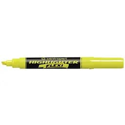 Маркер текстовый Centropen Highlighter Flexi клиновидный 1-5 мм желтый (8542/05)