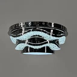 Хромована стельова люстра з прозорим кришталем Ø 50 см | Арт. C 1784/500 | Line F