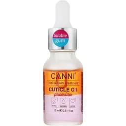 Олійка для кутикули Canni Premium Cuticle Oil двофазна BubbleGum 15 мл