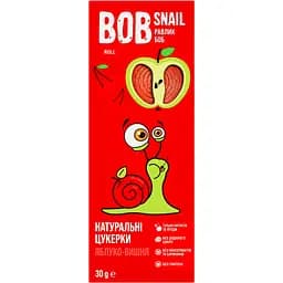 Фруктові яблучно-вишневі цукерки Bob Snail 30 г