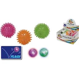 Игрушка для собак Croci Мяч-ежик с LED силикон