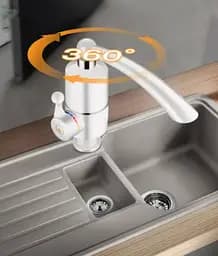 Миттєвий електричний нагрівач води Delimano R18 проточний водонагрівач змішувач з підігрівом - мініатюра 10