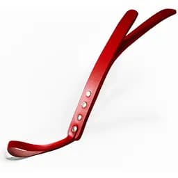 Падл двошаровий Feral Feelings LeaTher Mini Paddle Red, натуральна шкіра, Red