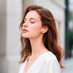 Навушники Hoco Kissa true wireless touch screen BT headset EW89 BT5.4 25/300mAh 3.5/20h - мініатюра 2