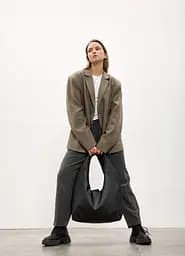 Сумка жіноча Sambag HOBO L чорний 34 х 37 х 16 см (53300001) - мініатюра 4