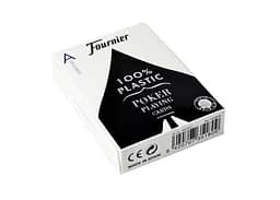 Карти гральні Fournier 2500 100% Plastic Standard Index (red blue) (10016249) - мініатюра 2