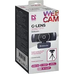 Веб-камера Defender G-lens 2590 QHD 2K 1440p, 3.7МП чорна (63113) - мініатюра 5