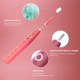 Електрична зубна щітка Oclean Find Duo Set 2шт Red and Blue - мініатюра 8
