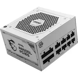 Блок живлення MSI 850W (MAG A850GL PCIE5 WHITE) - мініатюра 2