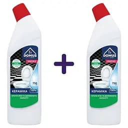 Гель для унитаза Domus 750 мл 2 шт.