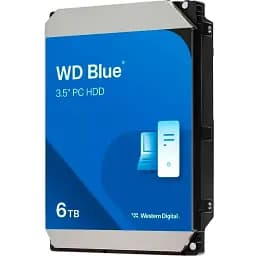 Накопичувач HDD WD 6000Gb 5400rpm Blue 256M SATA III (60EZAX) (60EZAX)
