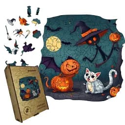 Пазл деревянный Путешествие Попугаи, А3, Деревянная коробка 200 элементов