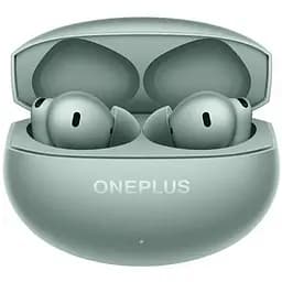 Наушники OnePlus беспроводные Buds 4 Zen зеленый bluetooth 5.4 микрофон ENC с AI динамики 11 + 6 мм активное шумоподавление