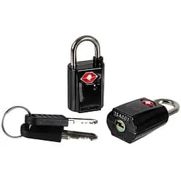Замки Lifeventure TSA Mini Padlocks 2-Pack Чорний - мініатюра 2