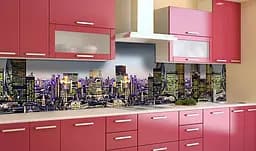 Вініловий кухонний фартух Сучасний Лондон наклейка ПВХ башта Мері-Екс Коричневий Happy Pocket Z181727 - мініатюра 3