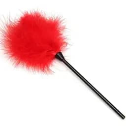 Пір'я спокусливе для ніжних дотиків та ігрових моментів 32 см Червоний K0625-2