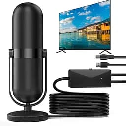 Внутренняя телевизионная антенна для Smart TV Diswoe TV Aerial High Gain Freeview TV 4K 1080P HDTV