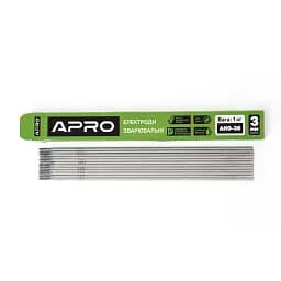 Електроди зварювальні Apro АНО-36 AC/DC 1 кг 3 мм 30412