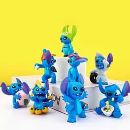 Ігрові фігурки Ліло та Стіч Lilo and Stitch 8 шт - мініатюра 2