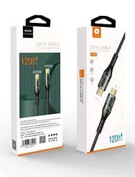 Кабель WUW X187 120W USB-C - USB-C (2xType-C)