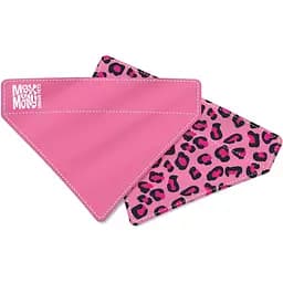 Бандана для собак Max & Molly Bandana Leopard Pink на ошейник с леопардовым принтом S