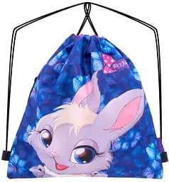 Мішок для змінного взуття для дівчинки бузковий з Кроликом Winner M-58