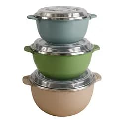 Миски з кришкам набір 3 шт. 0.8-2.4л