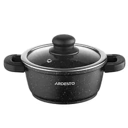 ARDESTO Набір посуду Gemini Anzio, 6 прдметів, алюміній, чорний - мініатюра 5