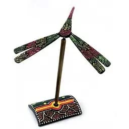 Бабкуковая расписная бабка-балансир 13х14х15 см