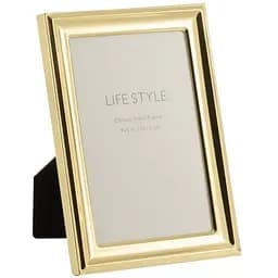 Фоторамка J-Line металева класична 10x15 см золотиста (17661)
