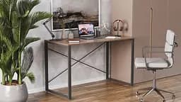 Письмовий стіл Ferrum-decor Серії Конект 75x120x60 чорний ДСП Дуб Сонома Трюфель 16мм (FRD-104205) - мініатюра 4
