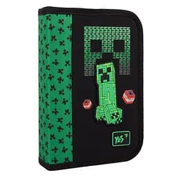 Школьный пенал твердый одинарный без клапана Yes Minecraft Team HP-02