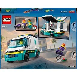 Конструктор LEGO City Швидка допомога 184 деталі (60451) - мініатюра 2