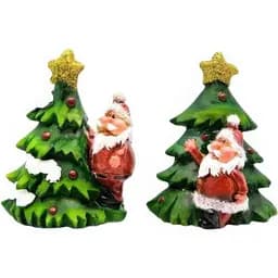 Статуэтка Дед Мороз под елкой 8.5х6х4.5 см