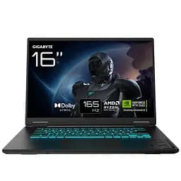 Ноутбук Gigabyte 16 Gaming A16 WUXGA IPS 165Hz/Ryzen 7 260/16GB/512SSD/RTX 5060 8GB/DOS/Black (3VHK3UA893SD)