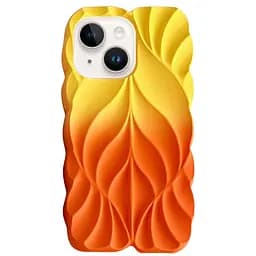 Чохол Epik TPU Leaf для Apple iPhone 14/13, 6.1 Yellow/Orange