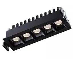 Світильник точковий врізний KLOODI KD-POINT 5X2 10W 3K BK