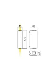 Бра вуличне ACE AP LED SMD 2X5.84W IP54 DG 3000K (5.1.2) Redo 90421 - мініатюра 2
