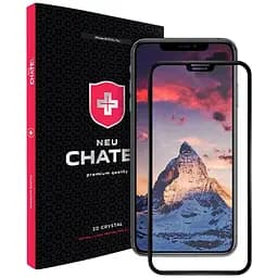 Защитное стекло для смартфона +NEU Chatel Full 3D Crystal with Mesh for iPhone X/XS/11 Pro Black