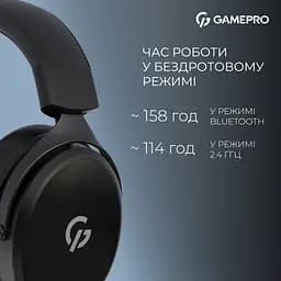 Навушники GamePro Asgard Skadi Wireless Black (HSW191B) - мініатюра 7