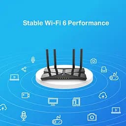 Маршрутизатор ARCHER AX1500 AX1500, 4xGE LAN, 1xGE WAN, MESH TP-Link teh0017157 - мініатюра 5