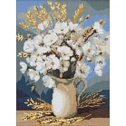 Алмазна мозаїка "Білі маки і пшениця" art_selena_ua AMO20053, 30х40 см