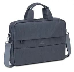 Сумка для ноутбука 14` RivaCase Prater, Dark Grey, полиэстер, 370x270x60 мм (7522)