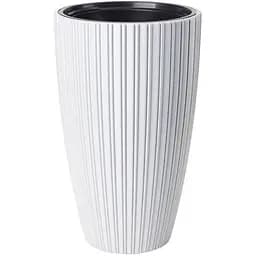 Горщик для квітів Form-Plastic Міка слім-40 13.7 л білий (5105-011)