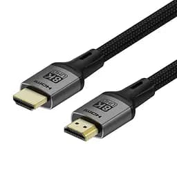 Кабель ColorWay HDMI-HDMI V2.1 8K 3м, Black (CW-CBHD089-BK) - мініатюра 2