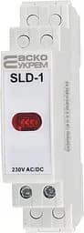 Сигнальний індикатор модульний SLD‑1 АСКО‑УКРЕМ (A0140030032) червоний - мініатюра 2