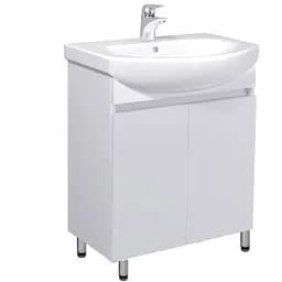 Тумба Мойдодир Temp 60 підлогова з умивальником Runa 60 Білий